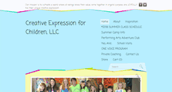 Desktop Screenshot of creativeexpressionforchildren.com